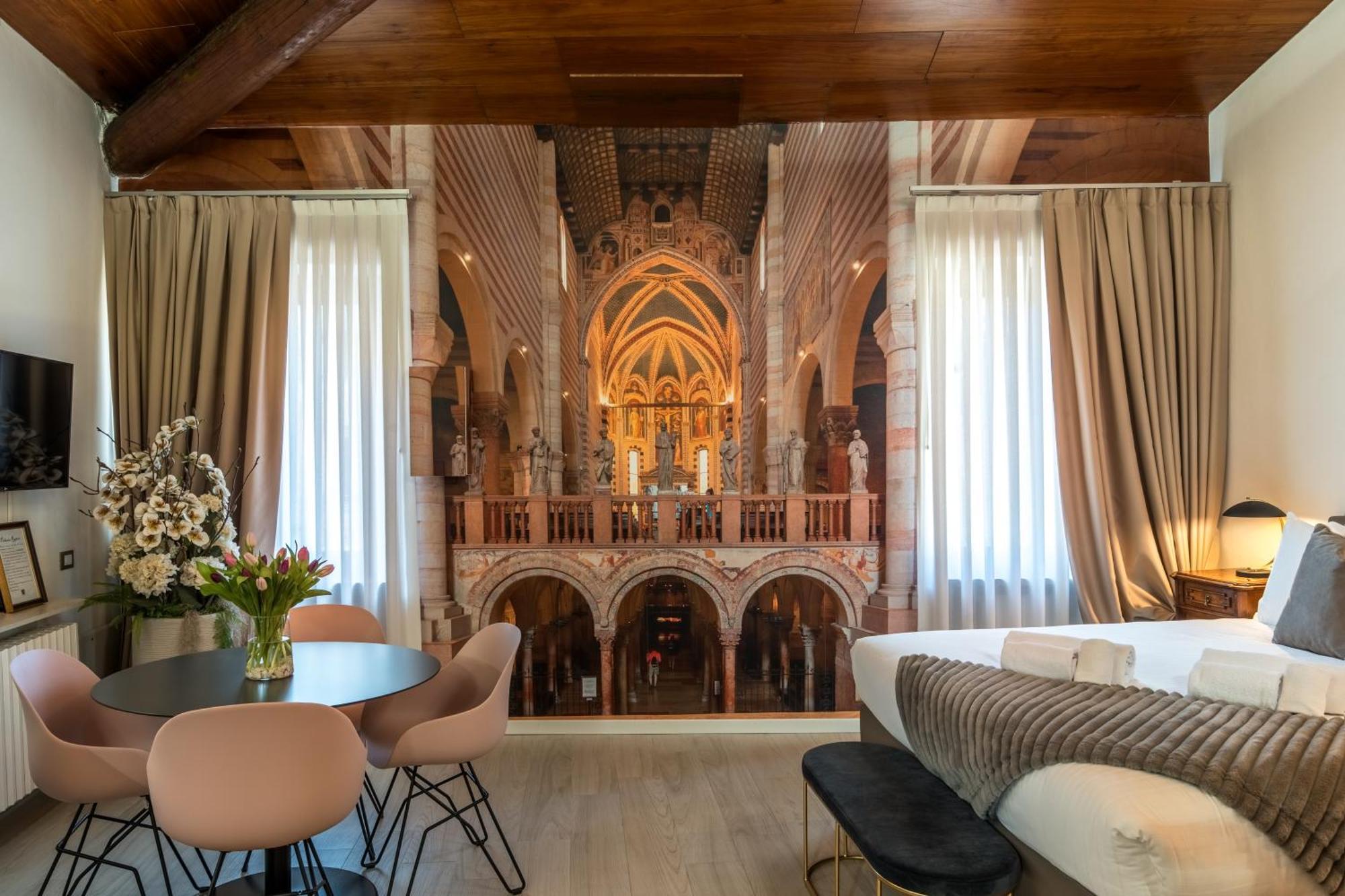 ヴェローナPalazzo Ristoriアパートメント エクステリア 写真